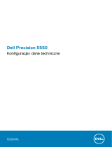 Dell Precision 5550 Instrukcja obsługi