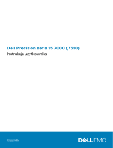 Dell Precision 7510 Instrukcja obsługi