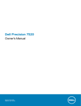 Dell Precision 7520 Instrukcja obsługi