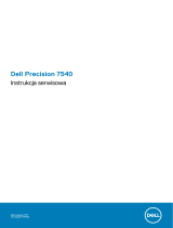 Dell Precision 7540 Instrukcja obsługi