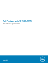 Dell Precision 7710 Instrukcja obsługi