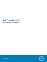 Dell Precision 7720 Instrukcja obsługi