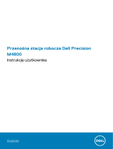 Dell Precision M4800 Instrukcja obsługi