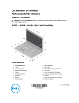 Dell Precision M6800 Skrócona instrukcja obsługi
