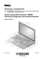 Dell Precision M6400 Skrócona instrukcja obsługi
