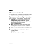 Dell Precision T5500 instrukcja