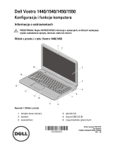 Dell Vostro 1540 Skrócona instrukcja obsługi