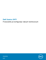 Dell Vostro 3471 Instrukcja obsługi