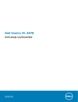 Dell Vostro 3478 Instrukcja obsługi