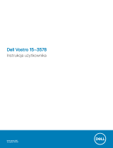 Dell Vostro 3578 Instrukcja obsługi