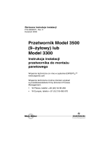 Micro Motion Przetwornik Model 3500 lub Model 3300 Instrukcja instalacji