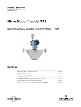 Micro Motion model 775 Bezprzewodowy adapter Smart Wireless Instrukcja obsługi