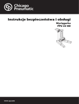 Chicago Pneumatic PPU 22 HD Instrukcja obsługi