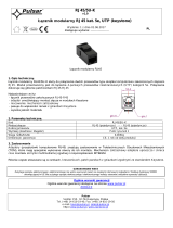 Pulsar RJ45/5U-K Instrukcja obsługi