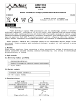 Pulsar AWZ531 Instrukcja obsługi