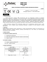 Pulsar AWZ531 Instrukcja obsługi