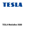 Tesla MediaBox X500 Instrukcja obsługi