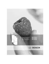 Bosch KGV36X45 Kühl-gefrierkombination Instrukcja obsługi