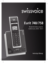 SwissVoice Eurit 748 Instrukcja obsługi