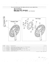 Shimano FC-P100 Exploded View