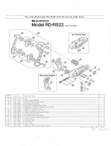 Shimano RD-RS22 Exploded View