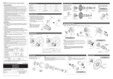 Shimano WH-MT75 Service Instructions