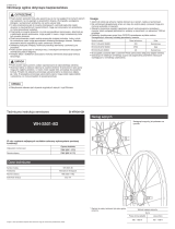 Shimano WH-S501-8D Service Instructions