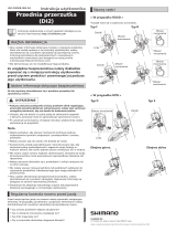 Shimano FD-M8070 Instrukcja obsługi