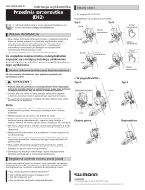 Shimano FD-RX815 Instrukcja obsługi