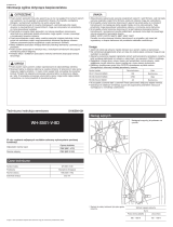 Shimano WH-S501-V-8D Service Instructions