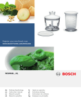 Bosch MSM6B500KL/02 Instrukcja obsługi