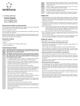 Renkforce Network switch 5 ports 1 Gbps Instrukcja obsługi