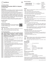 Renkforce 4 ports USB 2.0 hub individually connectable, + LED indicator lights Instrukcja obsługi