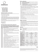 Renkforce LED driver Constant current 8 Instrukcja obsługi