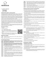 Renkforce RS2W Wireless Thermostat 1-channel Max. range (open field) 150 m Instrukcja obsługi