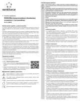 Renkforce RS2W Wireless Dimmer actuator Flush mount Switching capacity (max.) 150 Instrukcja obsługi