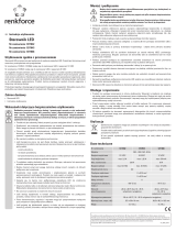 Renkforce LED driver 1217843 White, Orange Instrukcja obsługi