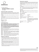 Renkforce 3-port USB 2.0 OTG Hub/SD Card Reader Combo Instrukcja obsługi