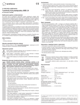 Renkforce 7 ports USB 2.0 hub individually connectable, + LED indicator lights Instrukcja obsługi