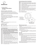 Renkforce RC156X Instrukcja obsługi