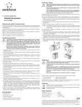 Renkforce Control 150 Passive monitor speaker 9.3 cm 3.75 inch 20 Instrukcja obsługi