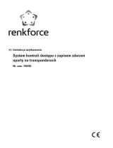Renkforce Transponder access control Instrukcja obsługi