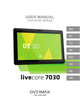 Overmax Livecore 7030 Instrukcja obsługi