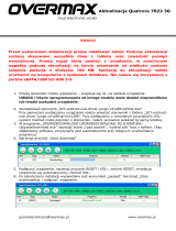 Overmax Qualcore 1020 3G Instrukcja obsługi
