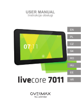 Overmax Livecore 7011 Instrukcja obsługi