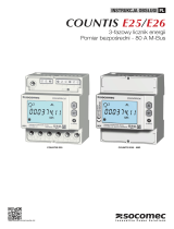 Socomec COUNTIS E2x Instrukcja obsługi