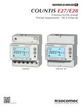 Socomec COUNTIS E2x Instrukcja obsługi