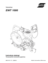 ESAB EWT 1000 Instrukcja obsługi