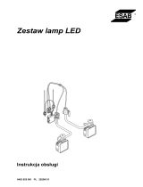 ESAB LED lamp kit Instrukcja obsługi