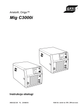 ESAB Mig C3000i - Origo™ Mig C3000i, Aristo® Mig C3000i Instrukcja obsługi